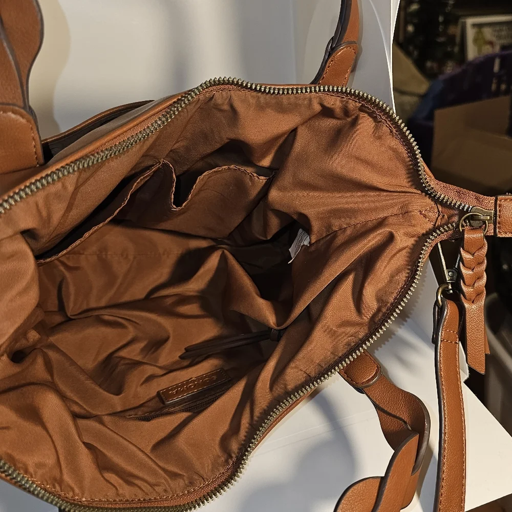 Sonoma Elegant Brown Leather Women's Bag